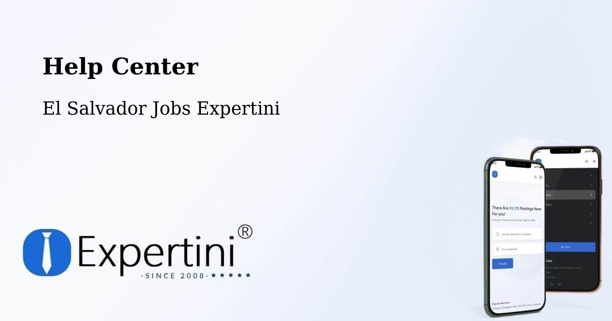 Help Center – Intipucá - El Salvador Jobs Expertini