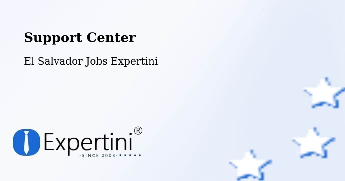Support Services – Intipucá - El Salvador Jobs Expertini